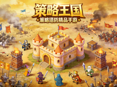 策略塔防精品手游《策略王国》游戏封面展示
