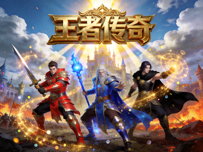 大型角色扮演手游《王者传奇》游戏封面图